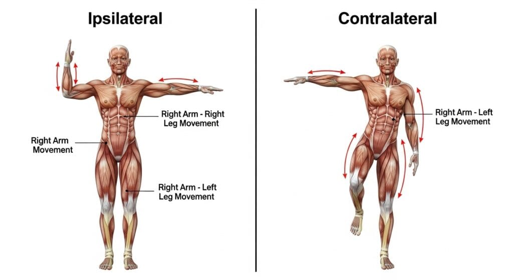 Ipsilateral vs Contralateral