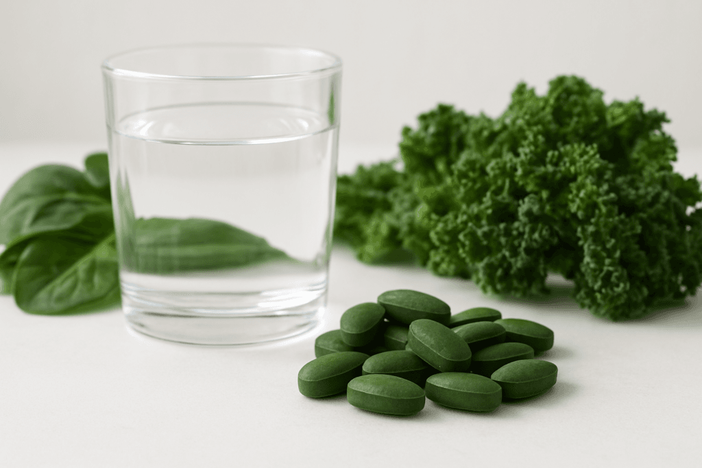 Chlorophyll pills