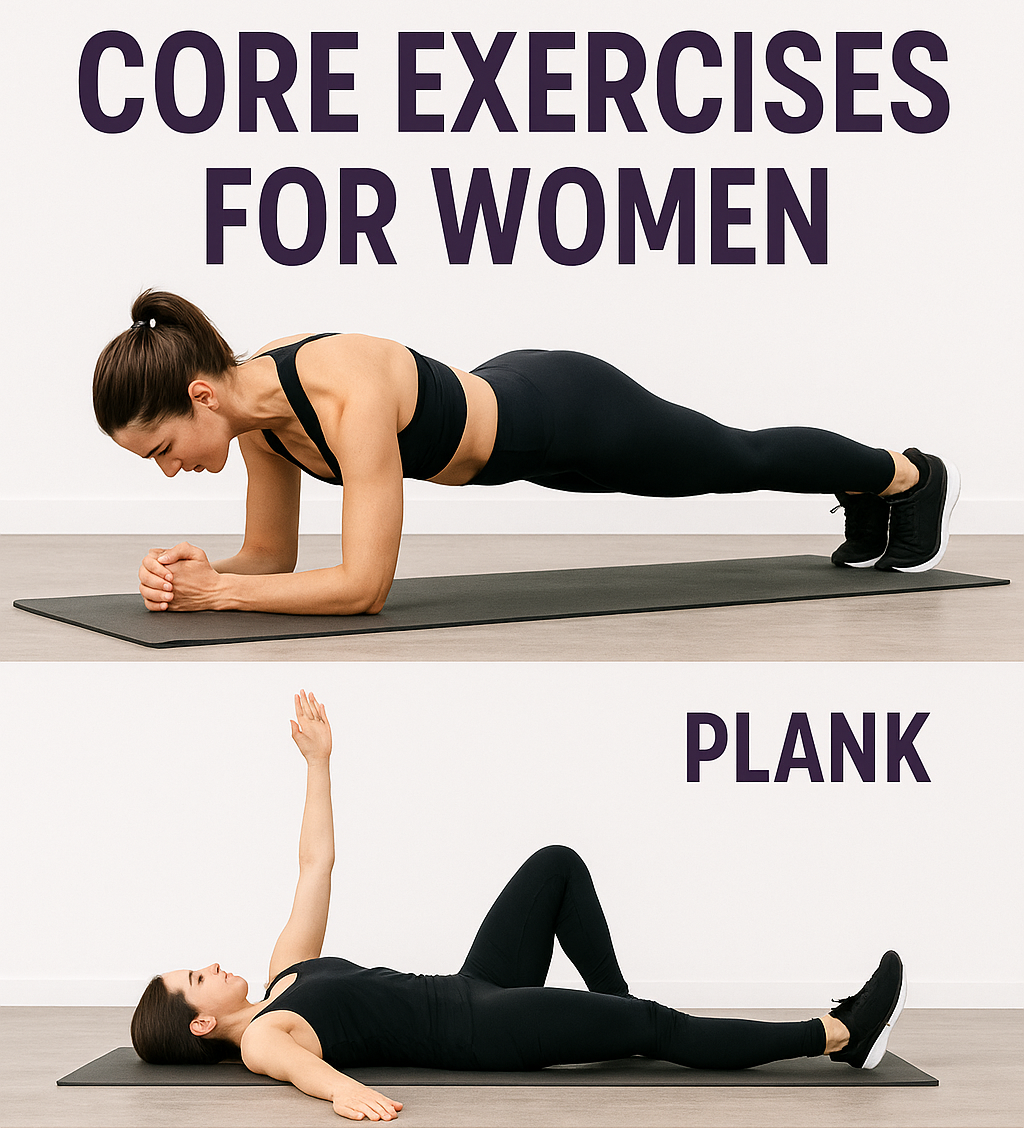 Core Exercises for Women.