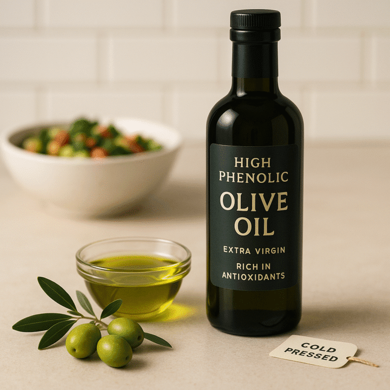 High Phenolic Olive Oil.