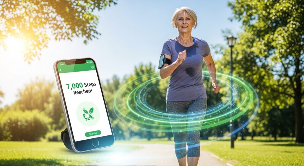 7000 steps a day