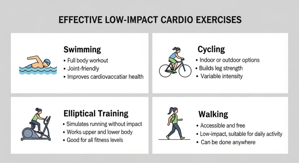 Low-Impact Cardio Exercises for Over 40