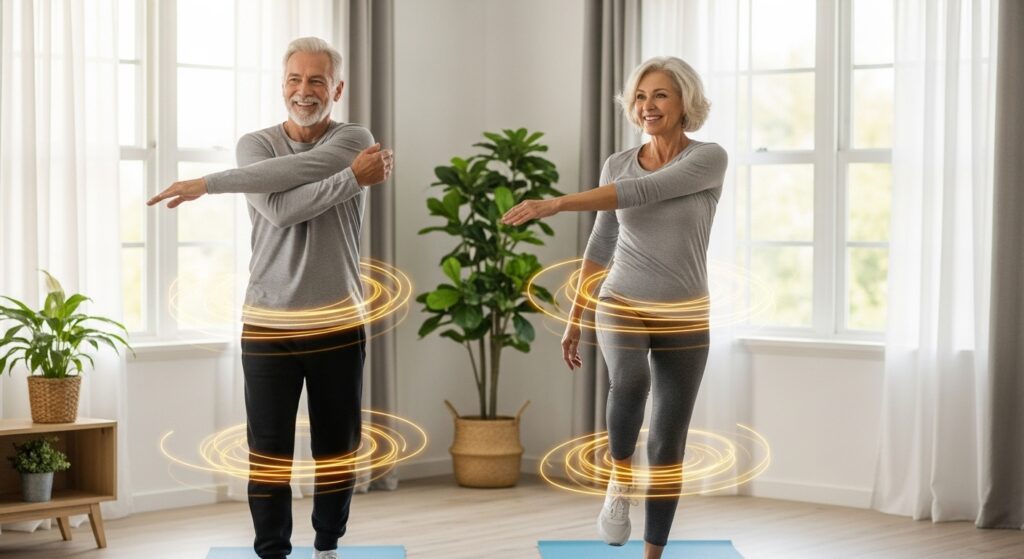 stretching routine for stiff muscles over 40